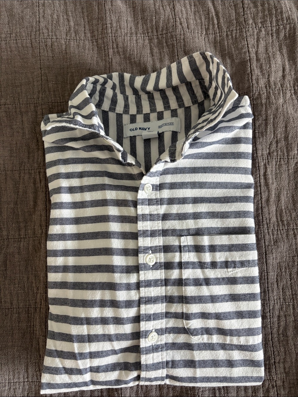 Old Navy Men’s Striped Button-Down Shirt